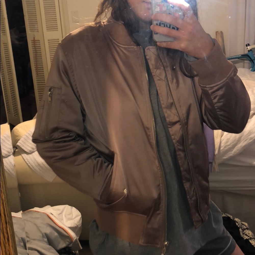 ROSE PINK BOMBER JACKET